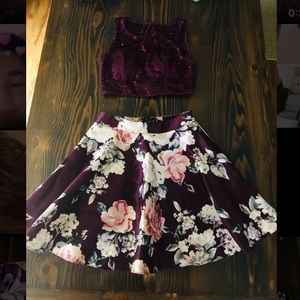 Two-Piece Homecoming Dress
